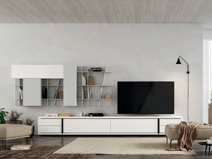 VITALYTY BIANCO OPACO - Custom storage wall _ Colombini Casa